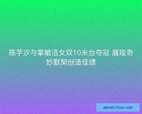 陈芋汐与掌敏洁女双10米台夺冠 展现奇妙默契创造佳绩